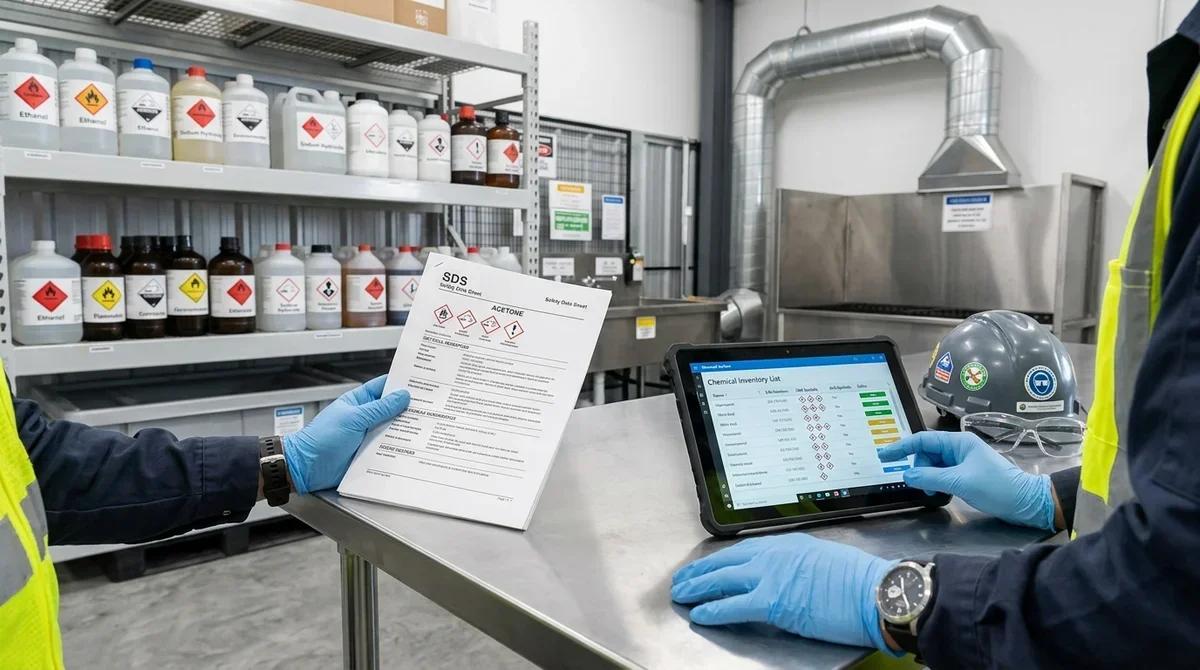 Sicherheitsdatenblatt und digitales Gefahrstoffverzeichnis bei der Gefährdungsbeurteilung